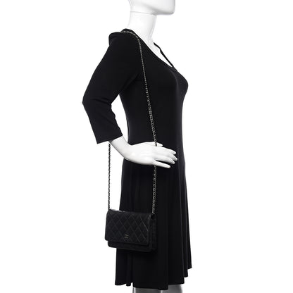Chanel Caviar Quilted Wallet On Chain WOC Black 2 of 15