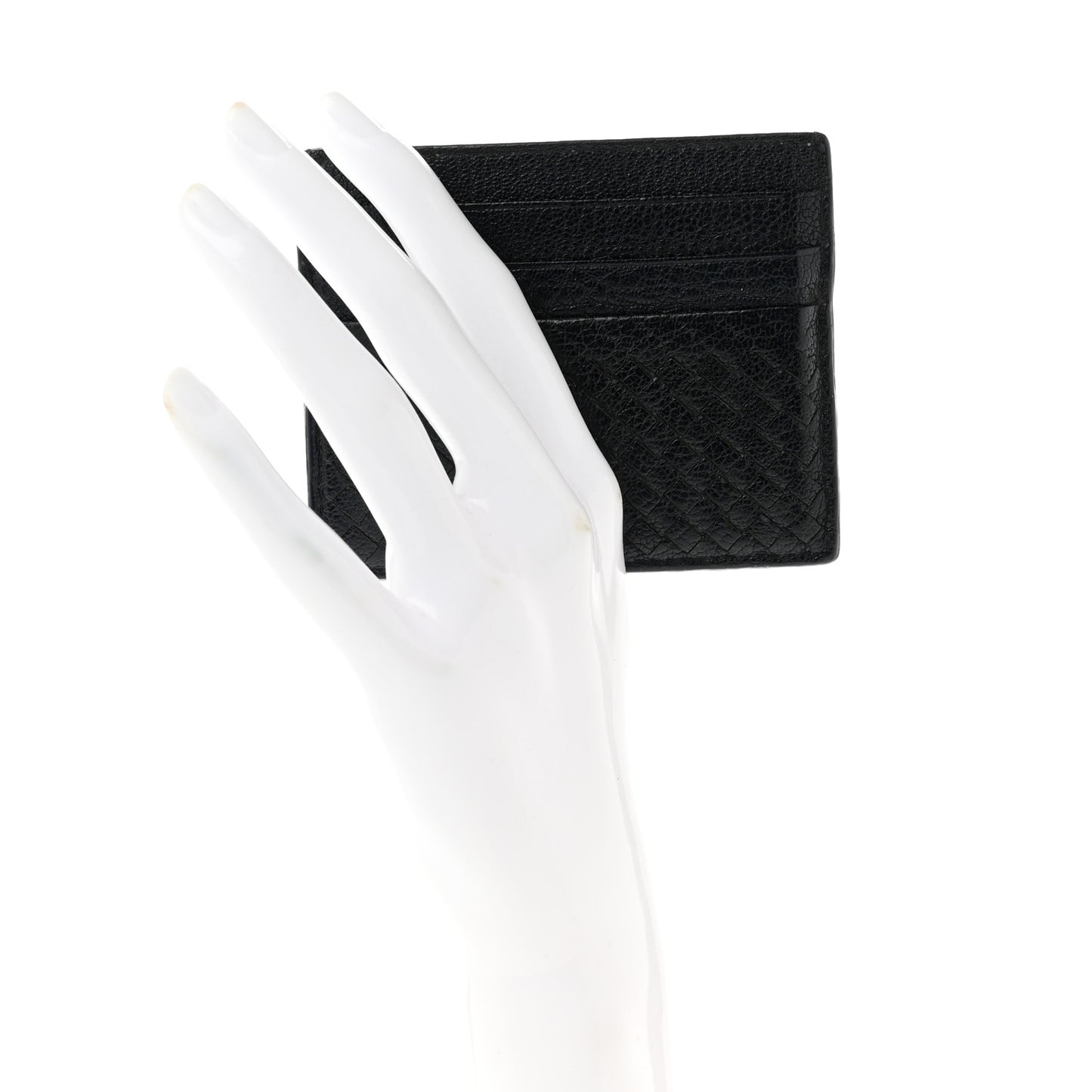 Intrecciato Card Holder Black