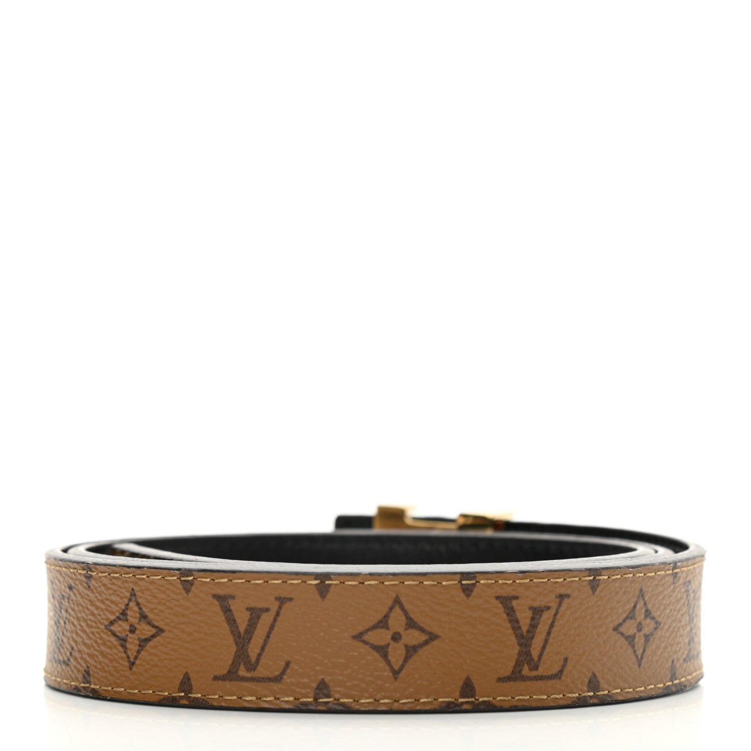 Louis Vuitton Reverse Monogram 35mm LV Initiales Belt 85 34 2 of 6