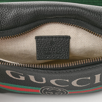 Gucci Grained Calfskin Small Logo Belt Bag Black 8 of 10
