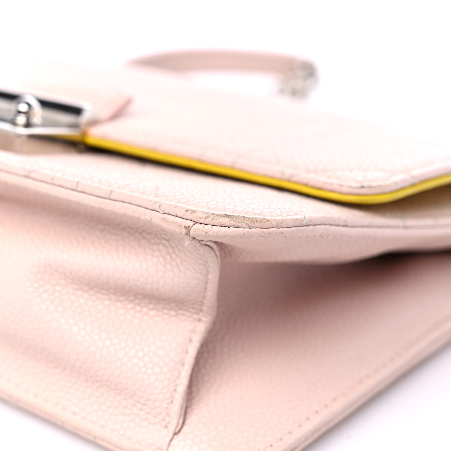 Christian Dior Grained Calfskin Cannage Miss Dior Promenade Pink Yellow 8 of 17