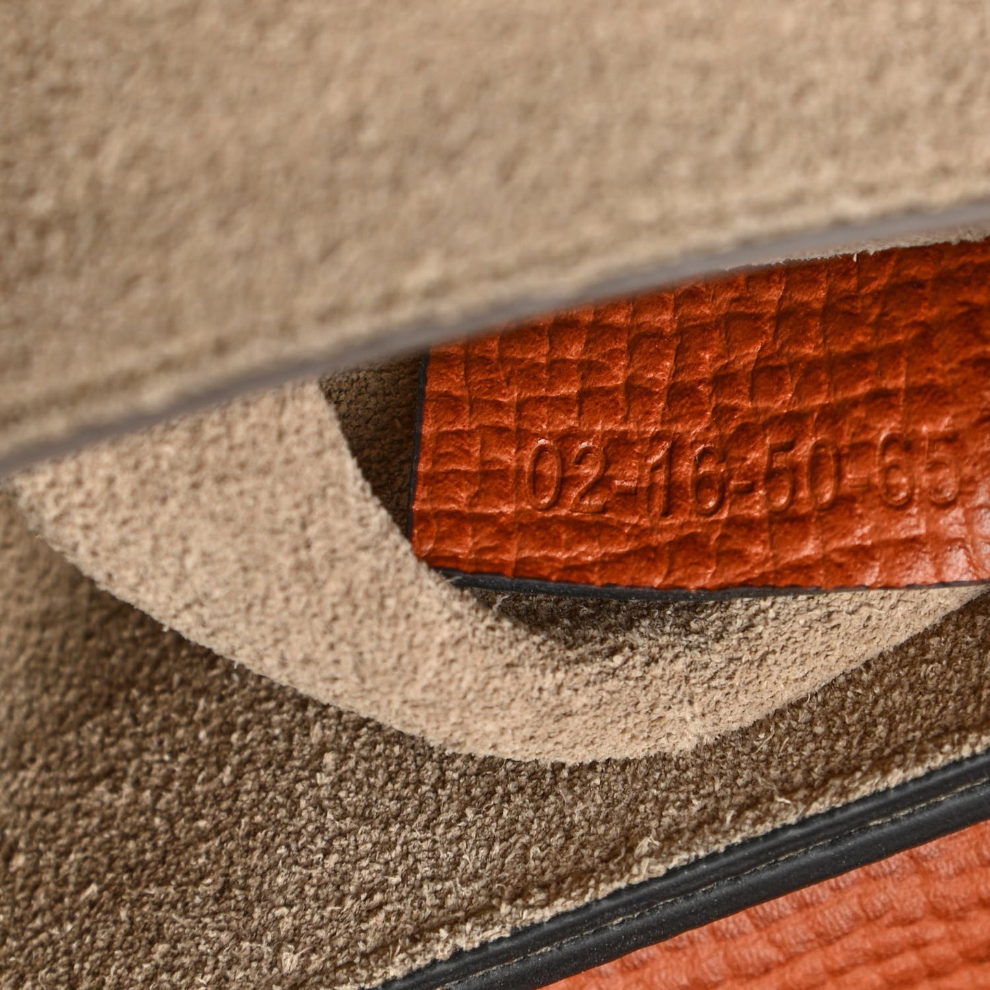 Grained Calfskin Lambskin Bi-Color Drew Shoulder Bag Orange Mustard