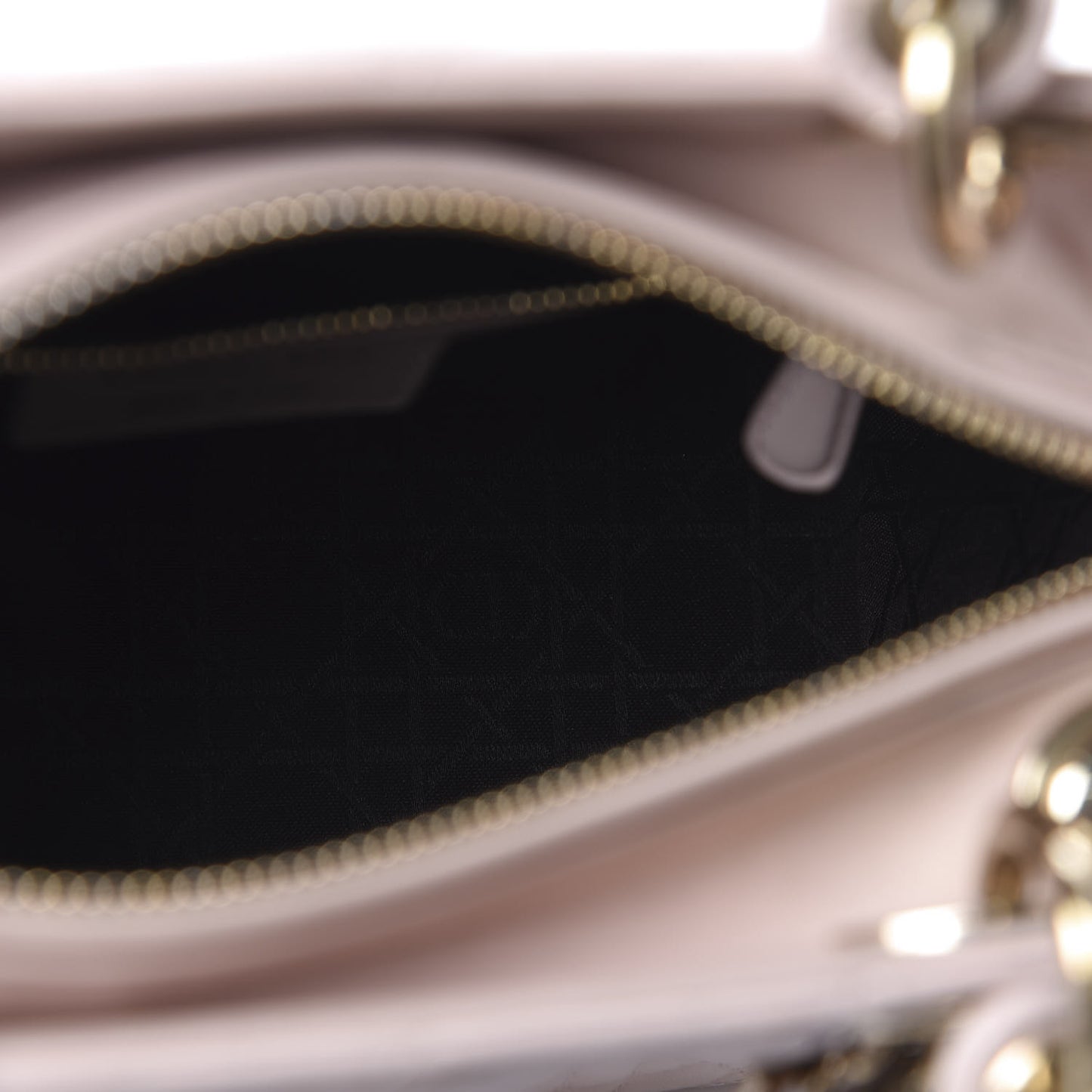 Lambskin Cannage Medium Lady Dior Light Pink