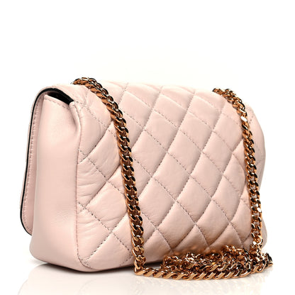 Versace Nappa Quilted Small Medusa Chain Crossbody Light Pink 3 of 10