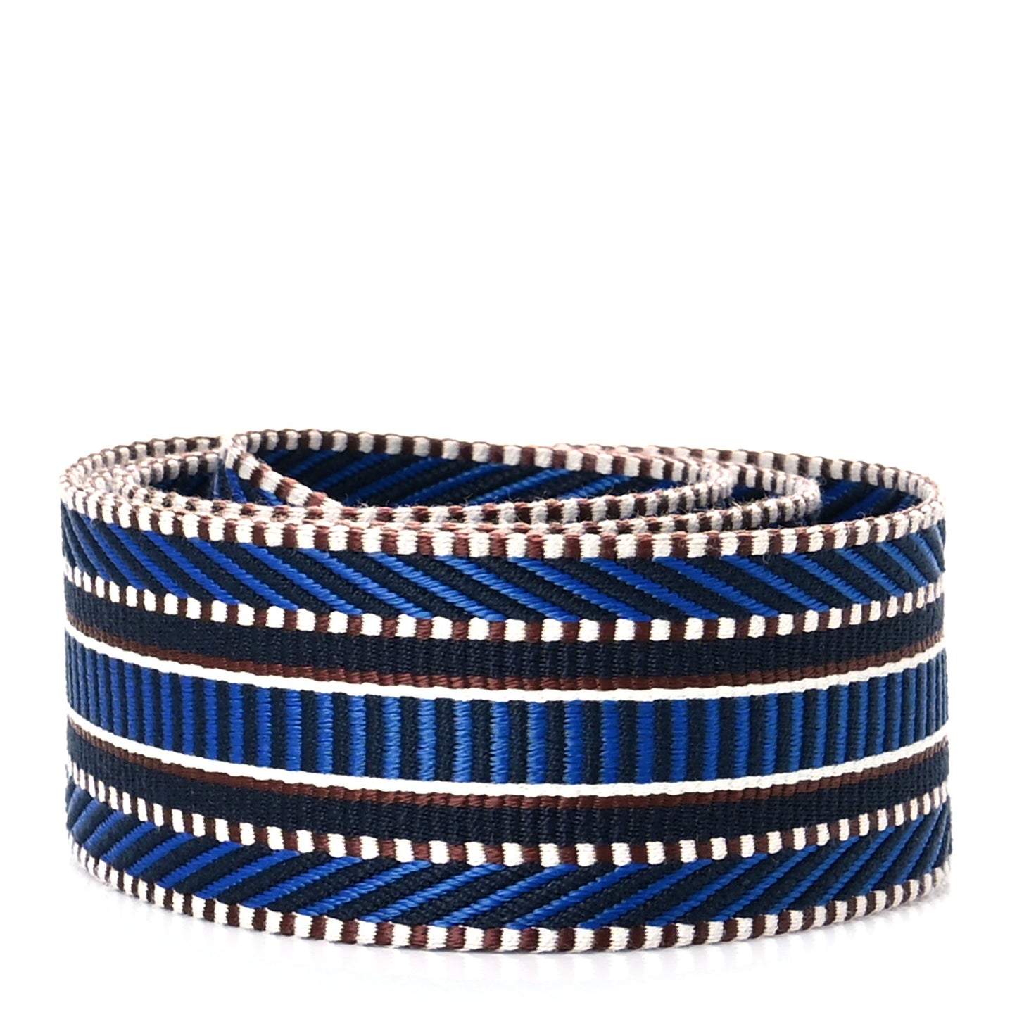 Toile Swift 50mm Sangle Cavale Shoulder Strap Bleu Zellige Indigo Black