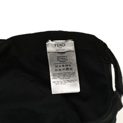 Fendi Silk Jacquard FF Baseball Hat Black 7 of 7