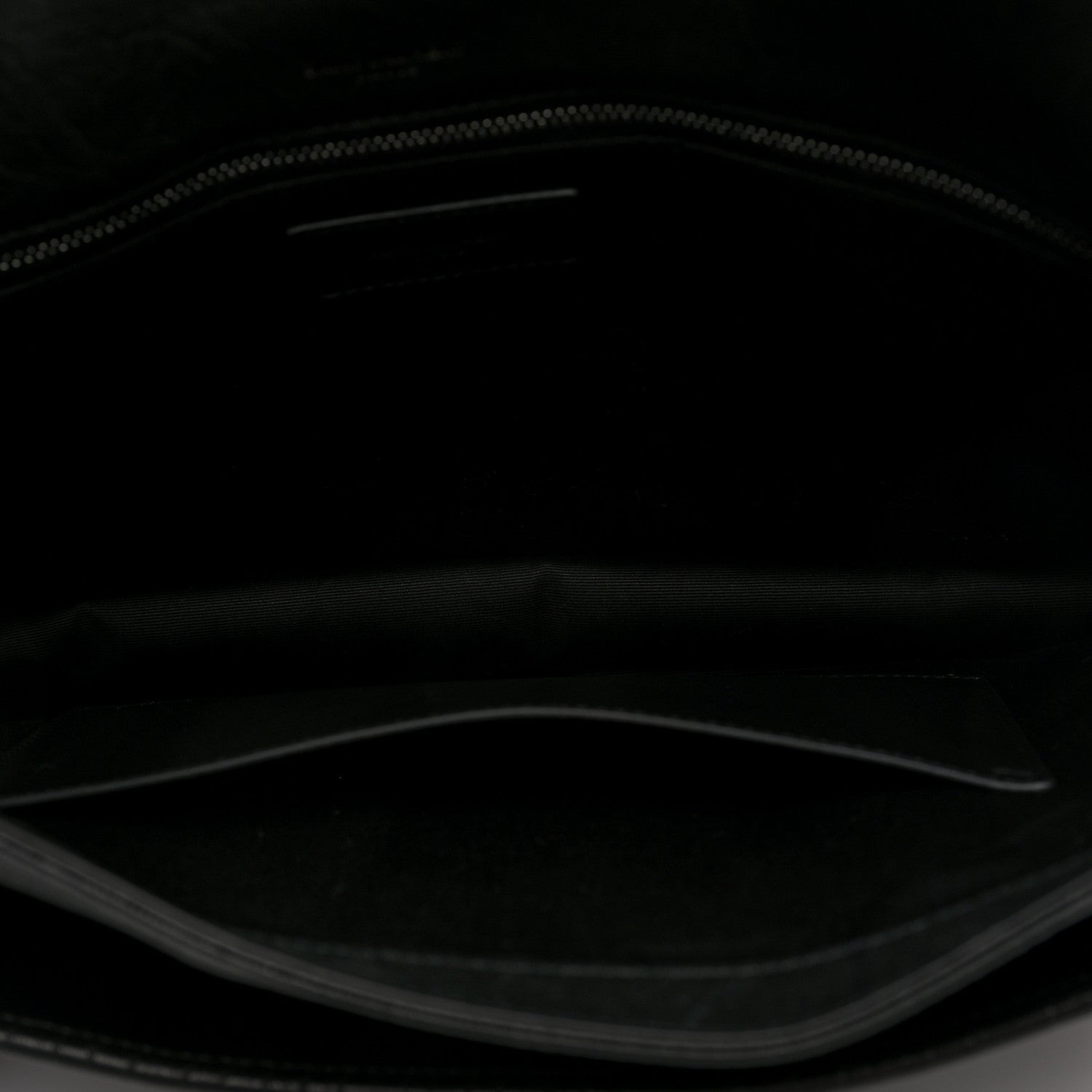 Saint Laurent Grained Lambskin Monogram Large Niki Chain Satchel Black 5 of 9