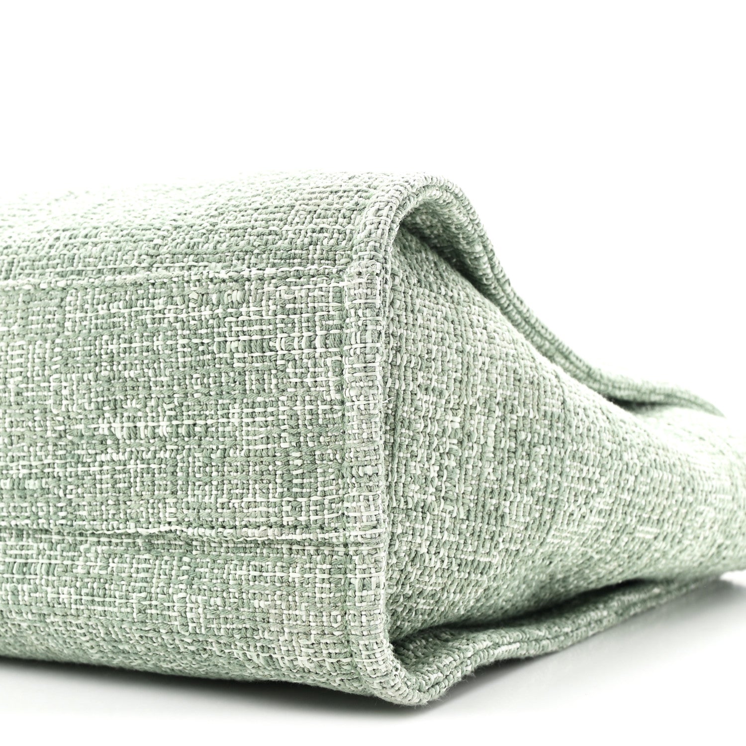 Chanel Canvas Small Deauville Tote Green 10 of 10