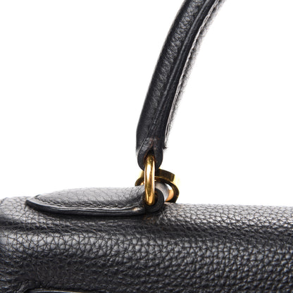 Hermes Togo Kelly Retourne 28 Black 9 of 14