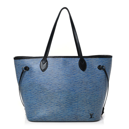 Louis Vuitton Epi Neverfull MM Denim Light 1 of 10