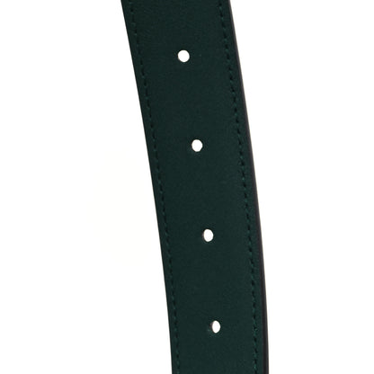 Gucci Ciny Lux Calfskin G Cube Memorable 25mm Belt 95 38 Vintage Green 5 of 5
