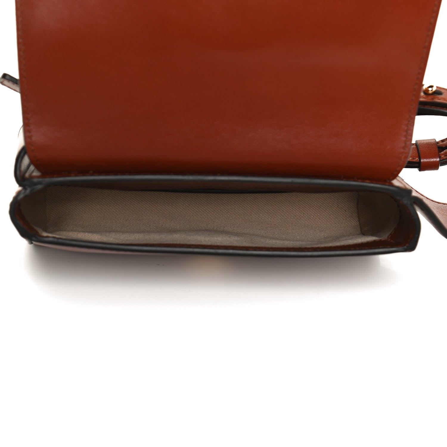 Chloe Calfskin Suede C Belt Bag Sepia Brown 5 of 10