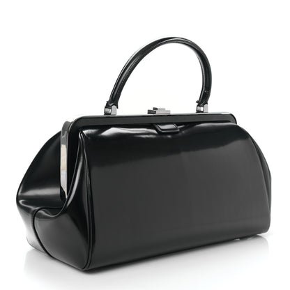 Prada Spazzolato Frame Bag Black 3 of 9