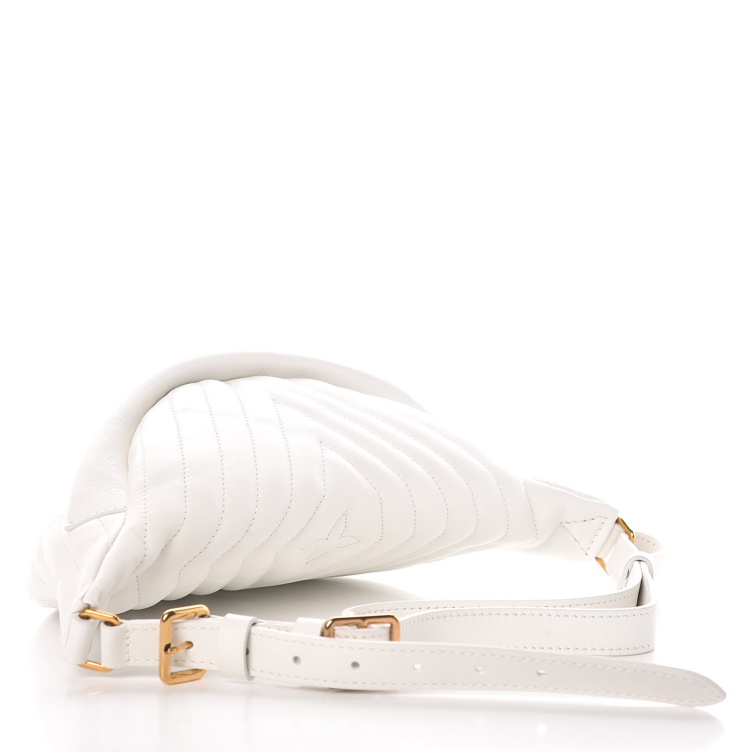 Louis Vuitton Calfskin New Wave Bumbag Snow 3 of 9