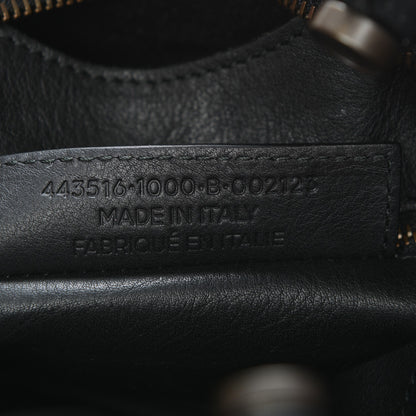 Balenciaga Veau Grana Blackout Hardware Perforated S City Black 7 of 7