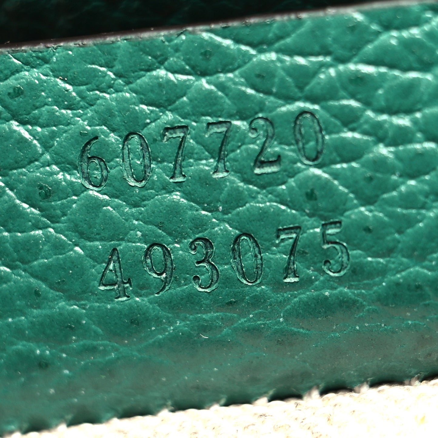 Dollar Calfskin Interlocking G Crossbody Bag Emerald