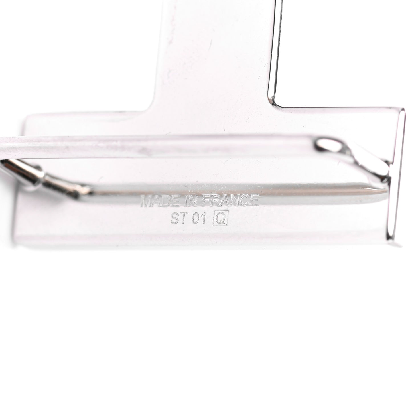 Quizz Enamel H Belt Buckle Black