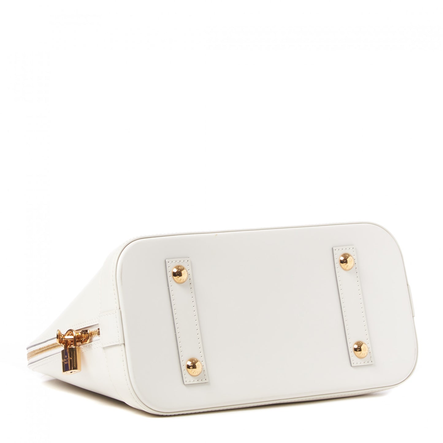 Smooth Calfskin Signature Alma PM White