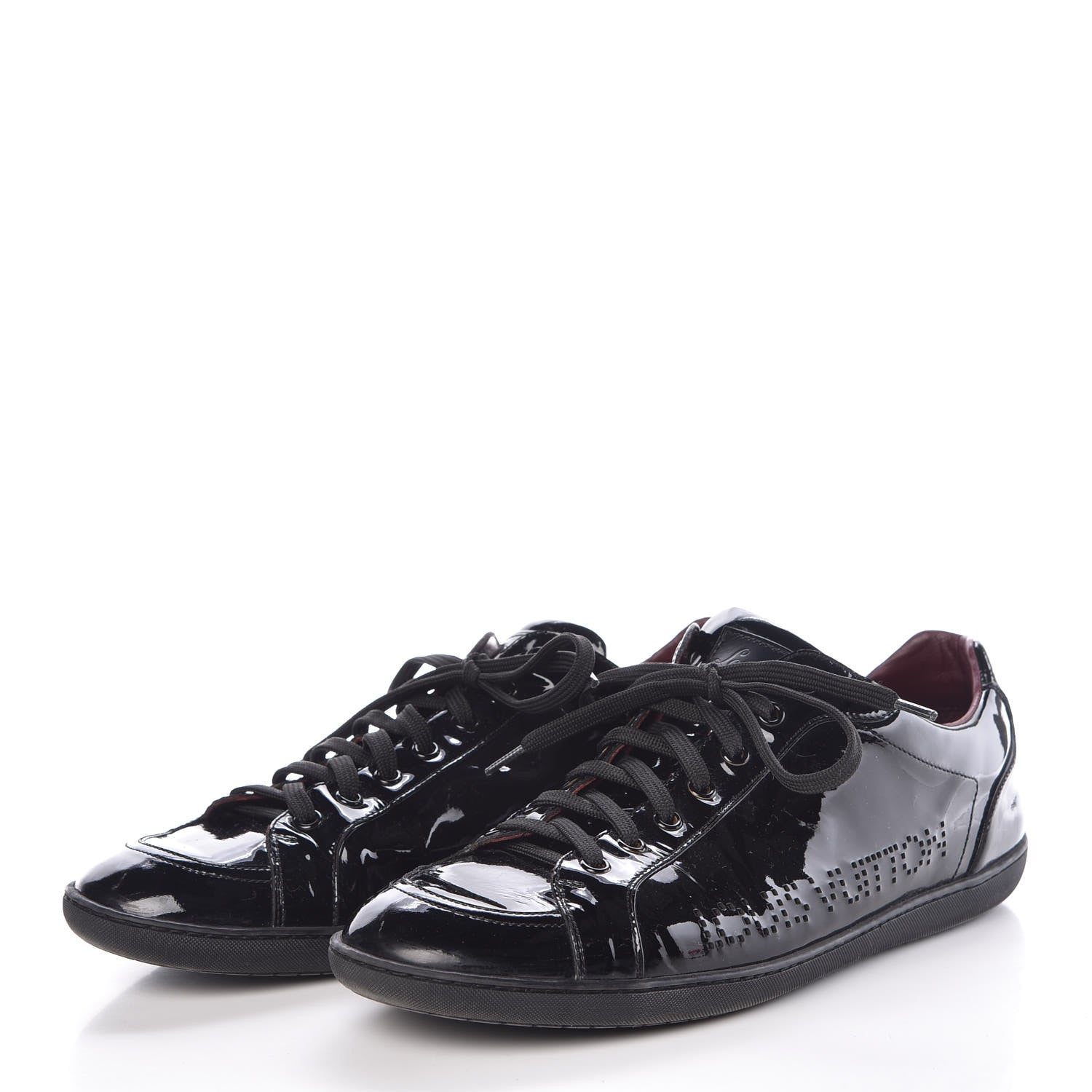 Louis Vuitton Patent Victoire Sneakers 8.5 Black 3 of 11