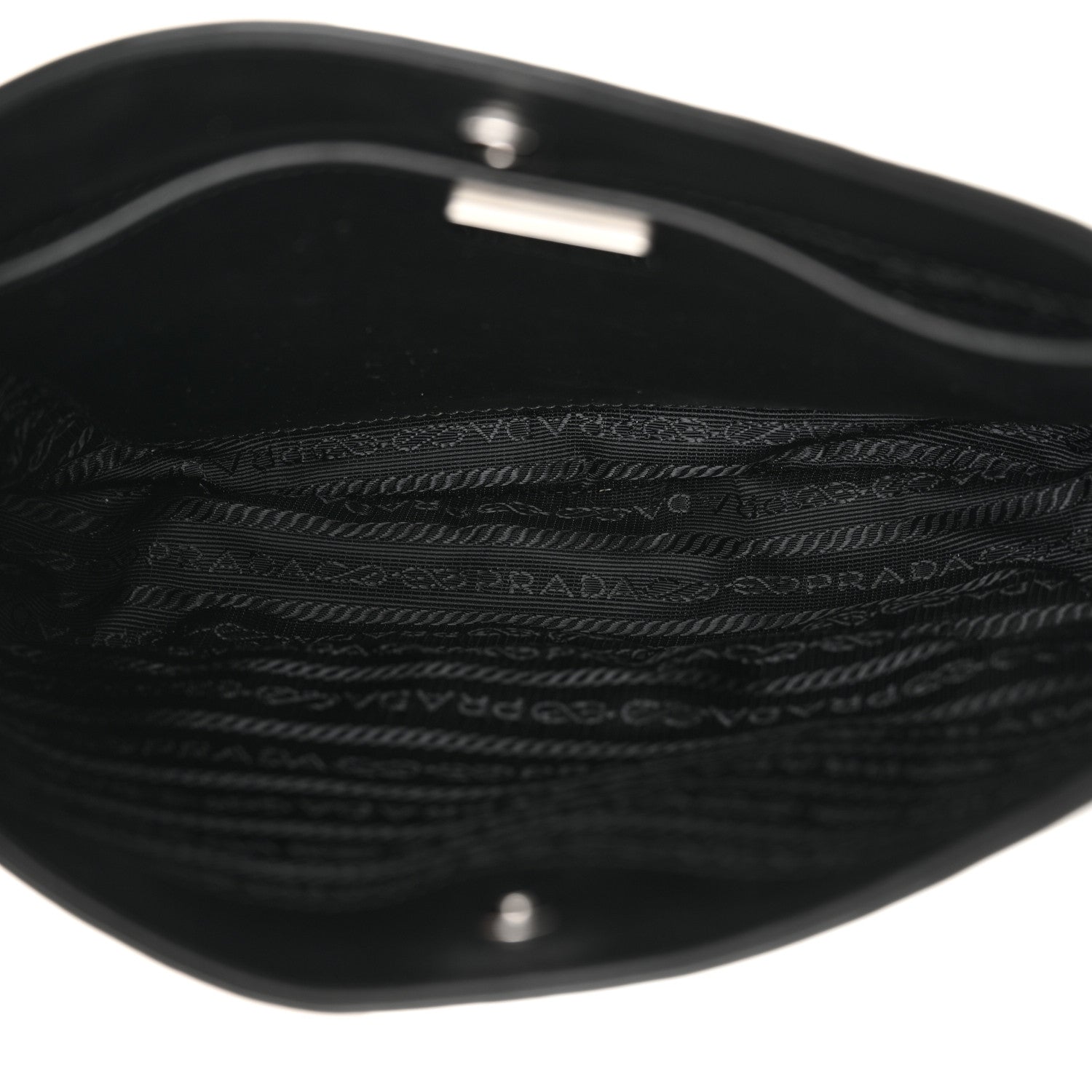 Prada Spazzolato Cleo Shoulder Bag Black 5 of 13