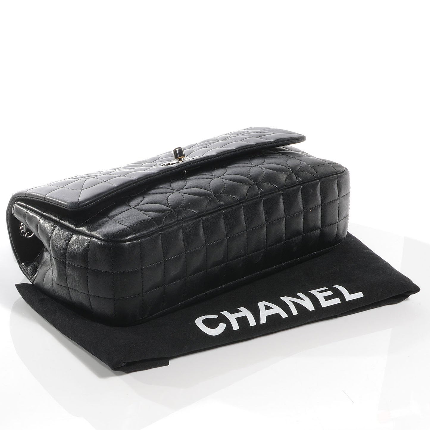 Lambskin Medium Flap Black