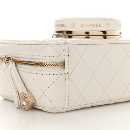 Chanel Lambskin Quilted Coco Click Bag White 9 of 11