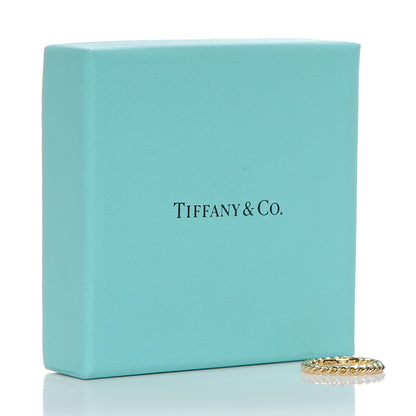 Tiffany 18K Yellow Gold Narrow Twist Ring 5 5 of 5