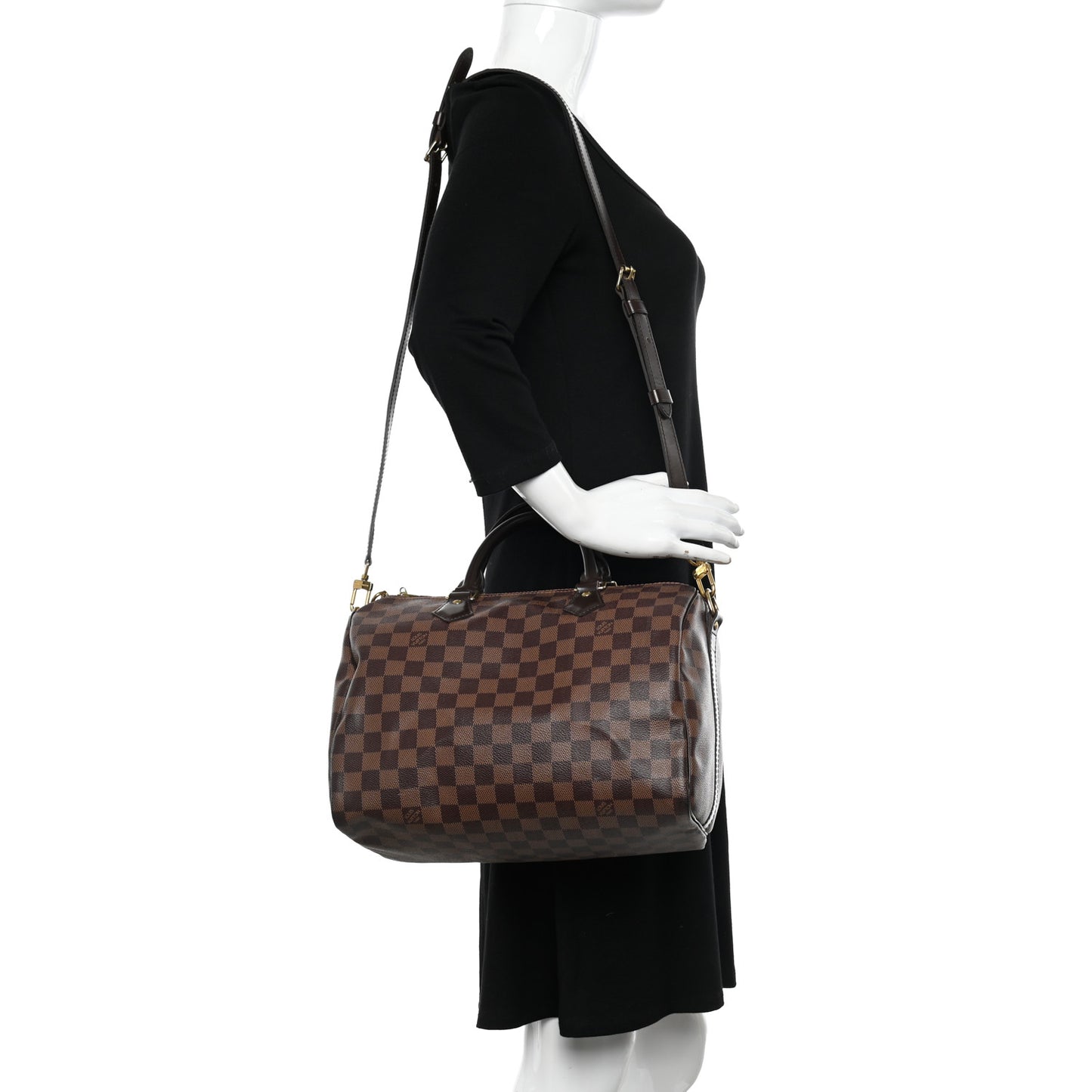 Damier Ebene Speedy Bandouliere 30
