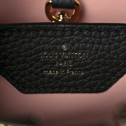 Louis Vuitton Taurillon Capucines MM Rainbow Black 5 of 8