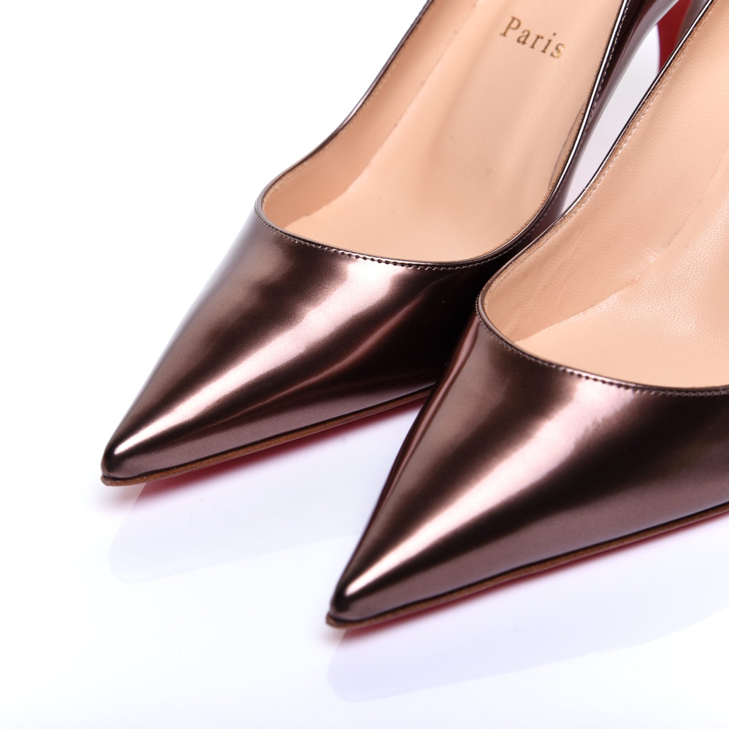 Patent Clare 80 Pumps 36.5 Bronze