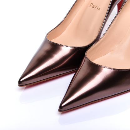 Christian Louboutin Patent Clare 80 Pumps 36.5 Bronze 6 of 12