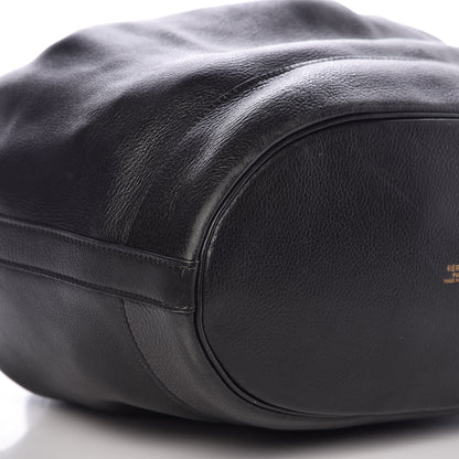 Hermes Evergrain Market Drawstring Bag 28 Black 7 of 8