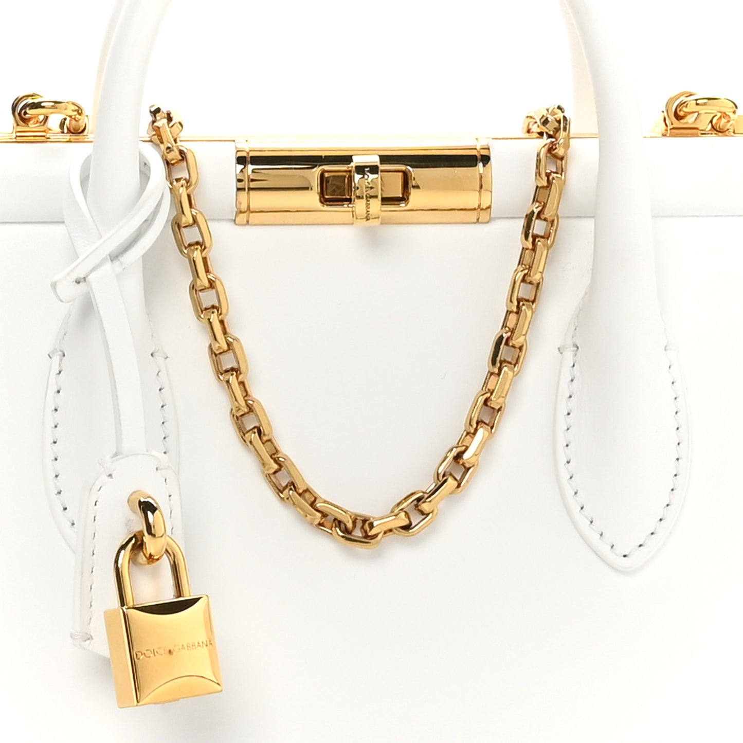 Vitello Mini Marlene Day Bag White