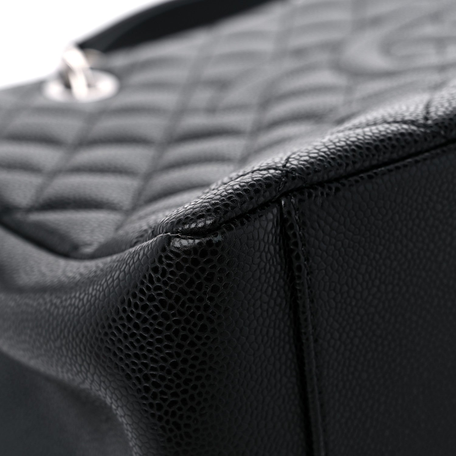 Chanel Caviar Quilted Grand Shopping Tote GST Black 8 of 11