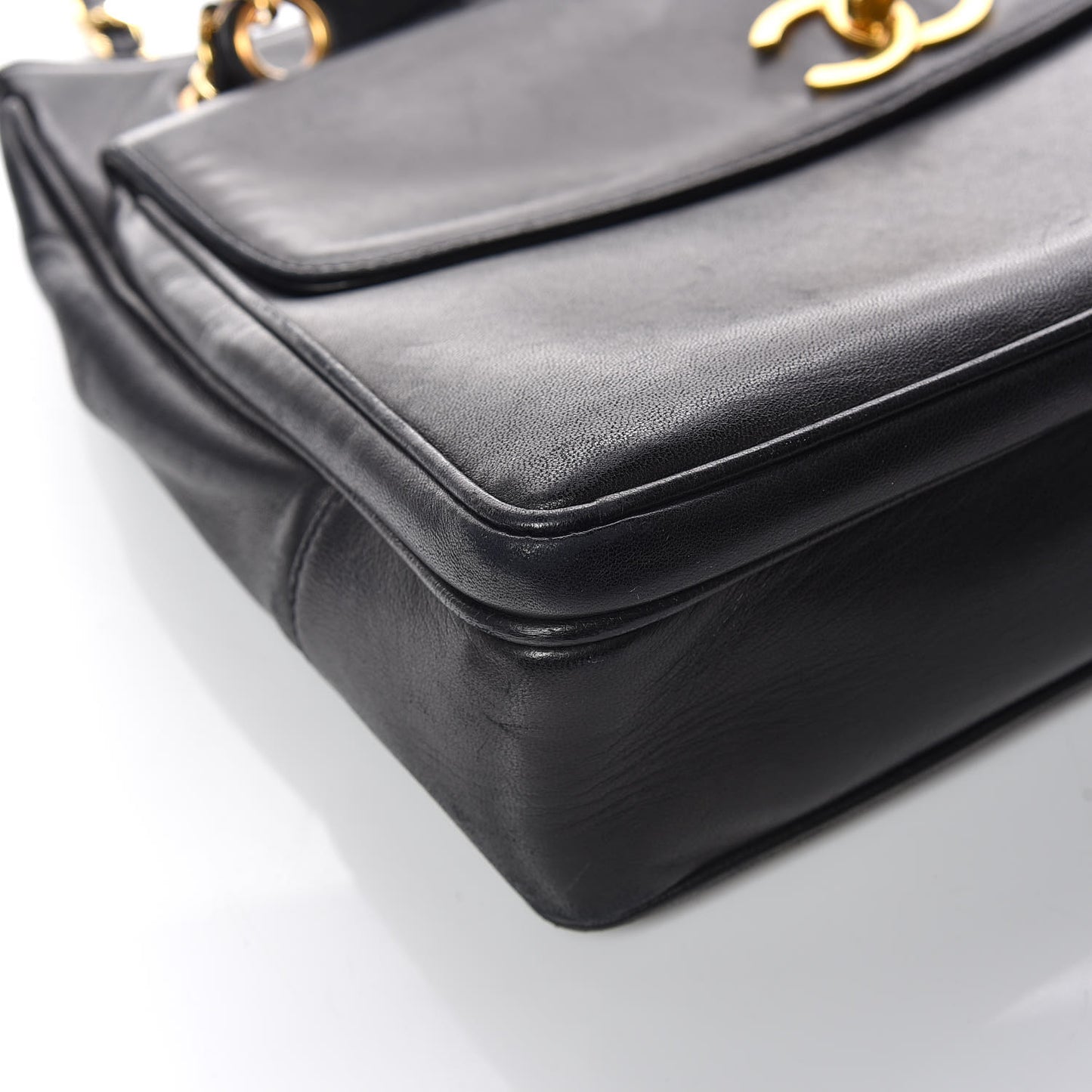 Lambskin CC Shoulder Bag Black