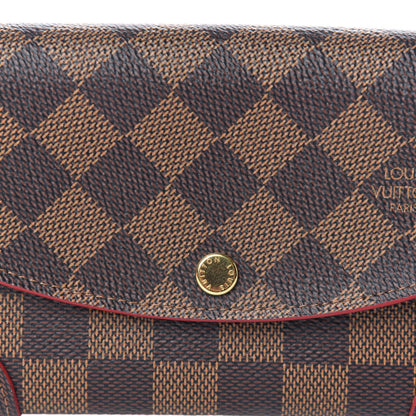 Louis Vuitton Damier Ebene Caissa Wallet Cherry 9 of 10