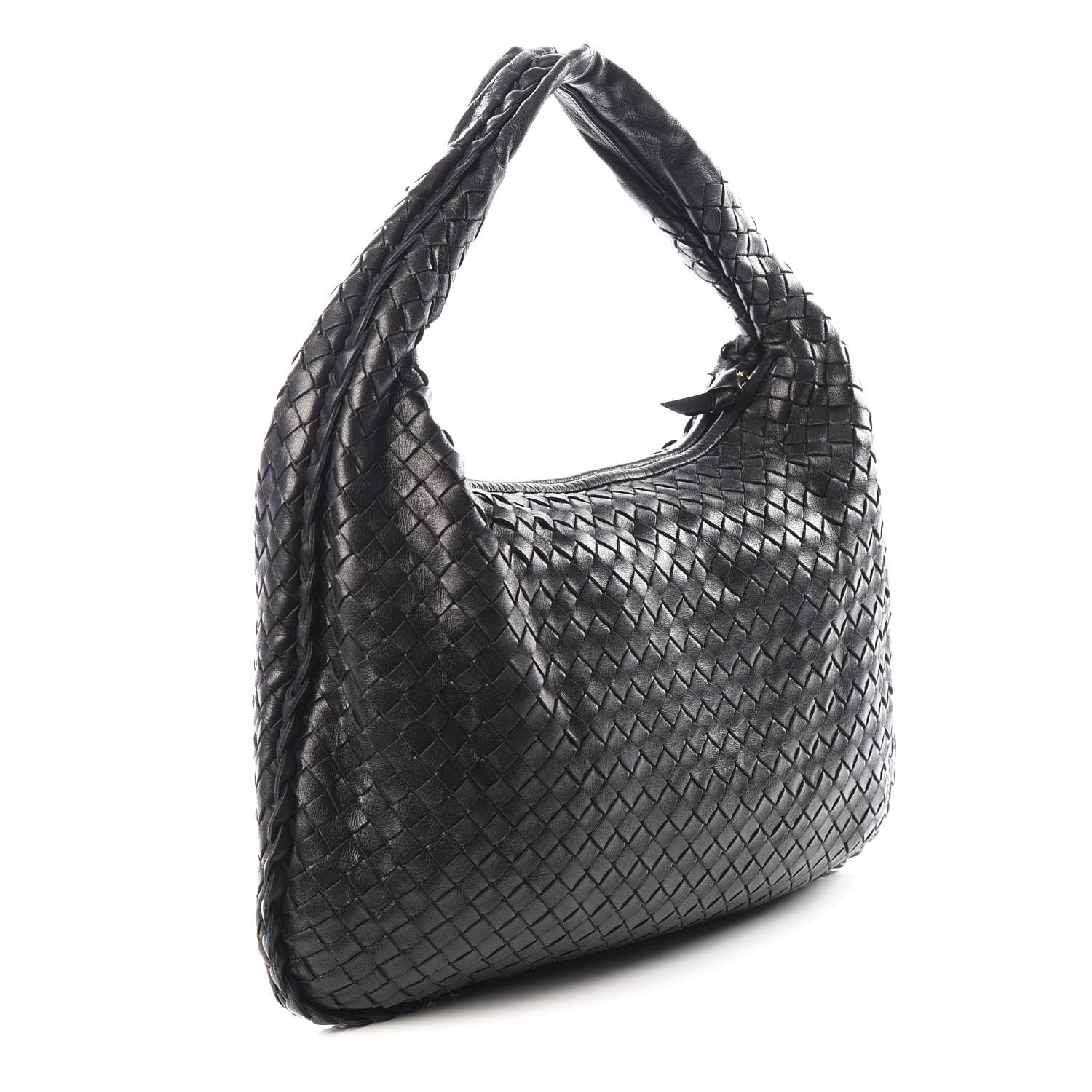 Bottega Veneta Nappa Intrecciato Medium Veneta Hobo Black 2 of 9