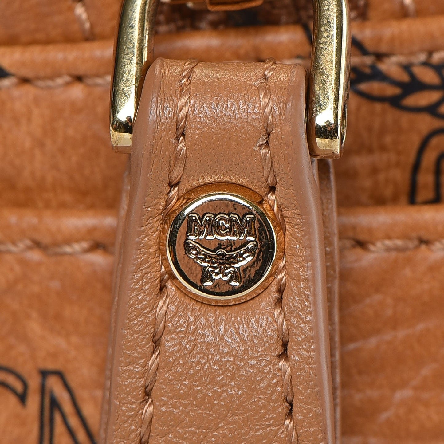 Visetos Studded Medium Stark M Backpack Cognac