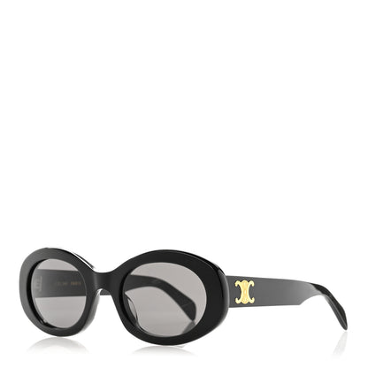 Celine Acetate Triomphe 01 Sunglasses CL 40194U Black 1 of 6