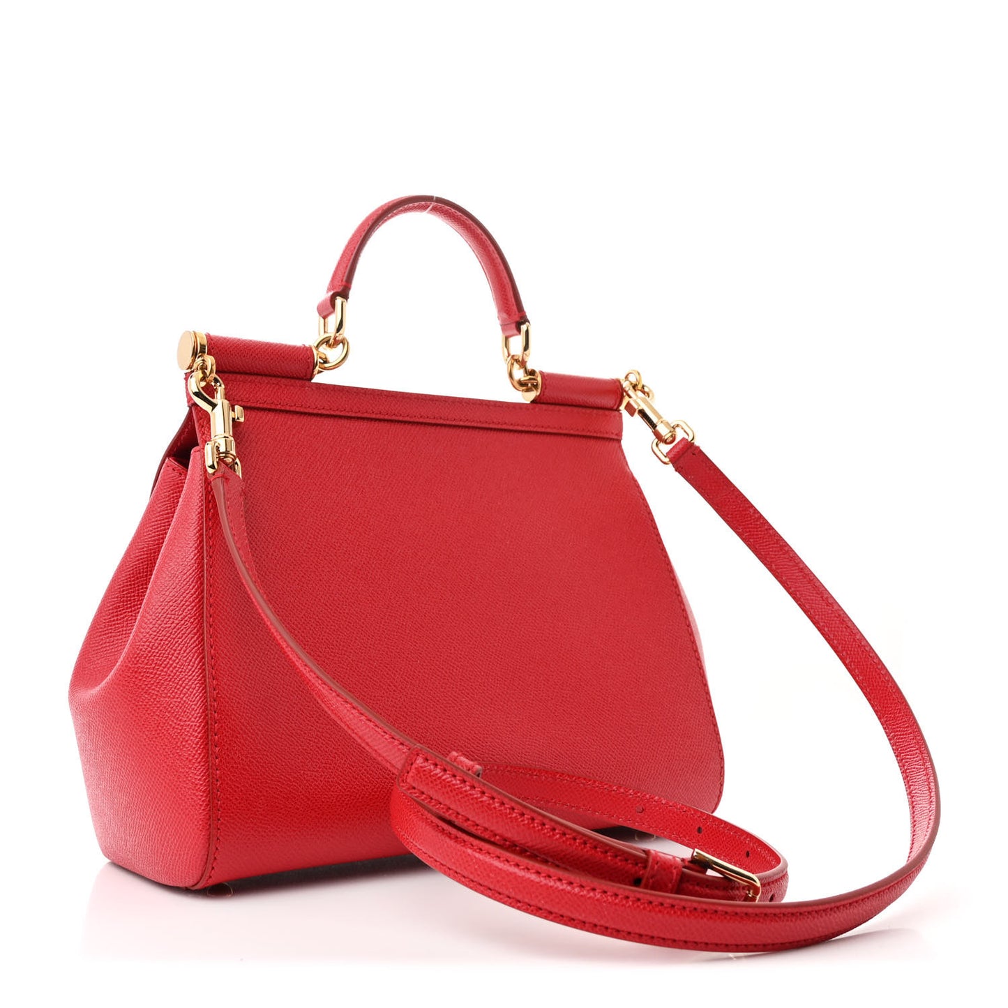 Dauphine Medium Miss Sicily Satchel Dark Red