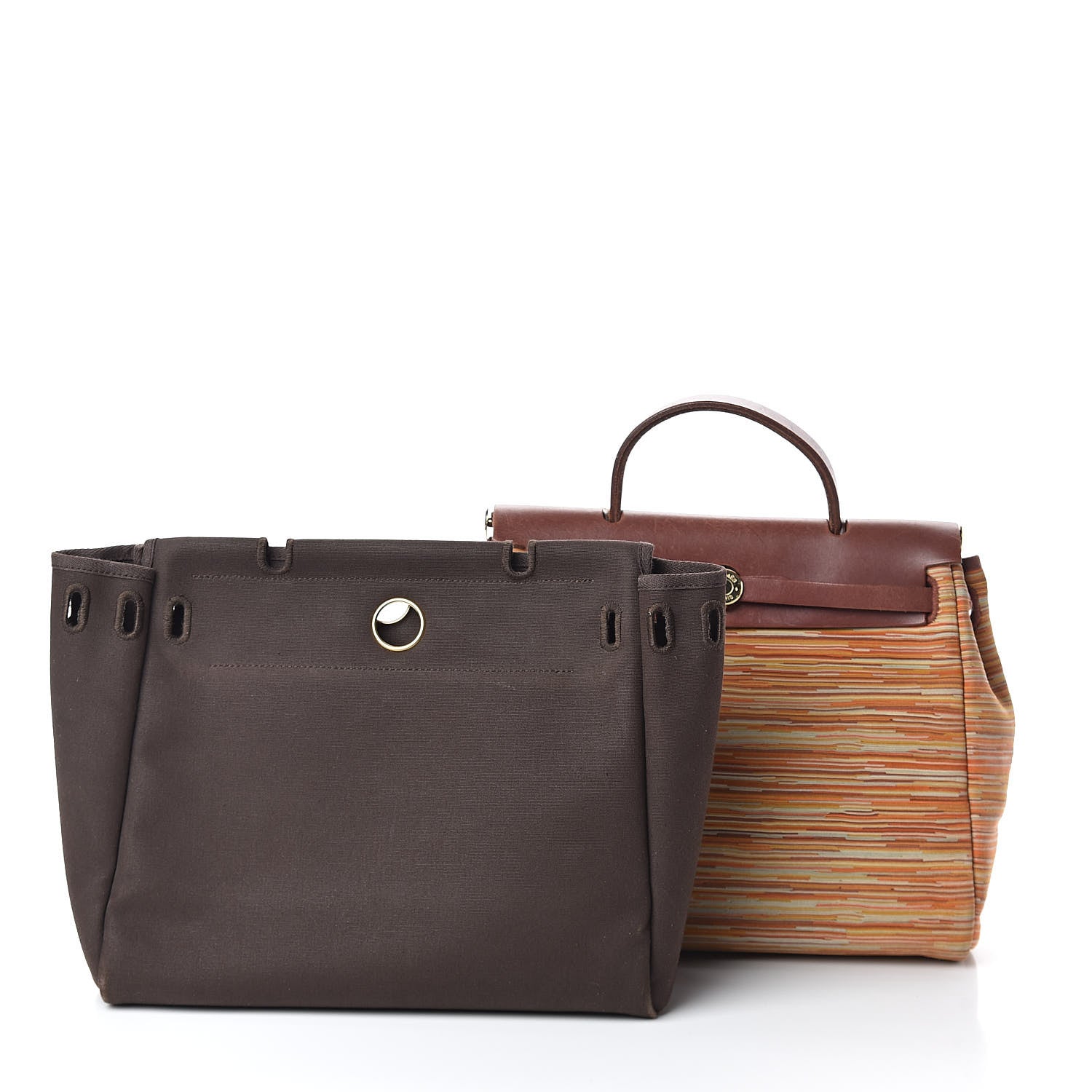 Hermes Barenia Vibrato Herbag 30 PM Orange 10 of 10