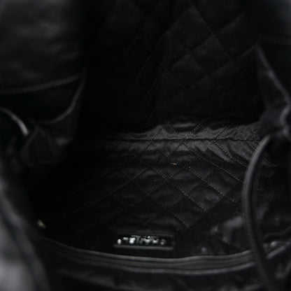 Chanel Shiny Calfskin Quilted Small Chanel 22 Black 6 of 11