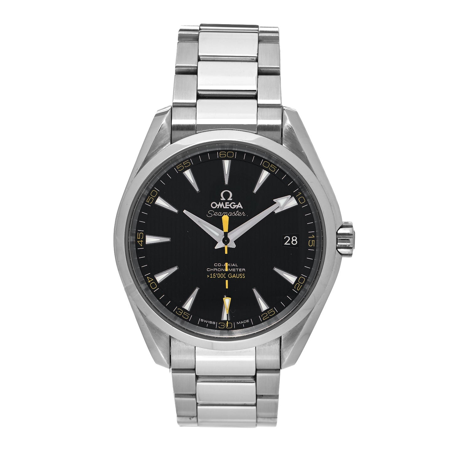 Stainless Steel 42mm Seamaster Aqua Terra 150M Co-Axial 15000 Gauss Automatic Watch Black 231.10.42.21.01.002