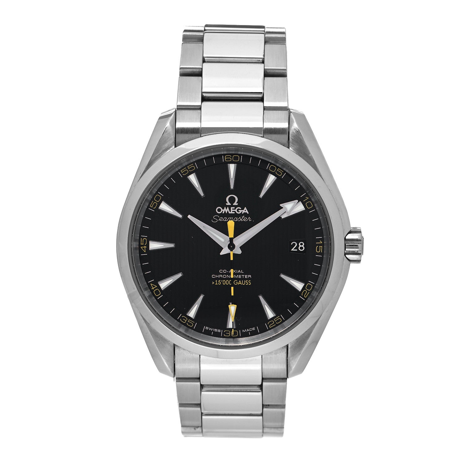 Omega Stainless Steel 42mm Seamaster Aqua Terra 150M Co-Axial 15000 Gauss Automatic Watch Black 231.10.42.21.01.002 1 of 6