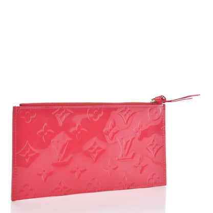 Louis Vuitton Vernis Felicie Chain Wallet Zippered Insert Hot Pink 3 of 6