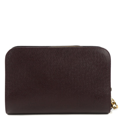 Louis Vuitton Taiga Baikal Pochette Acajou 1 of 7