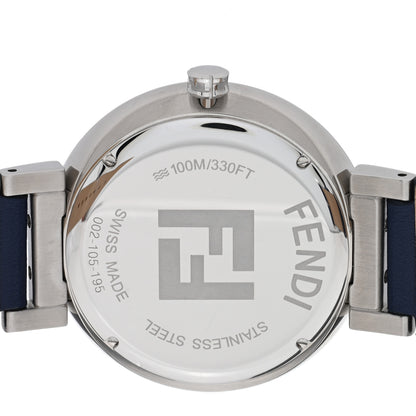 Fendi Stainless Steel Calfskin 39mm Forever Fendi Quartz Watch Blue 4 of 5