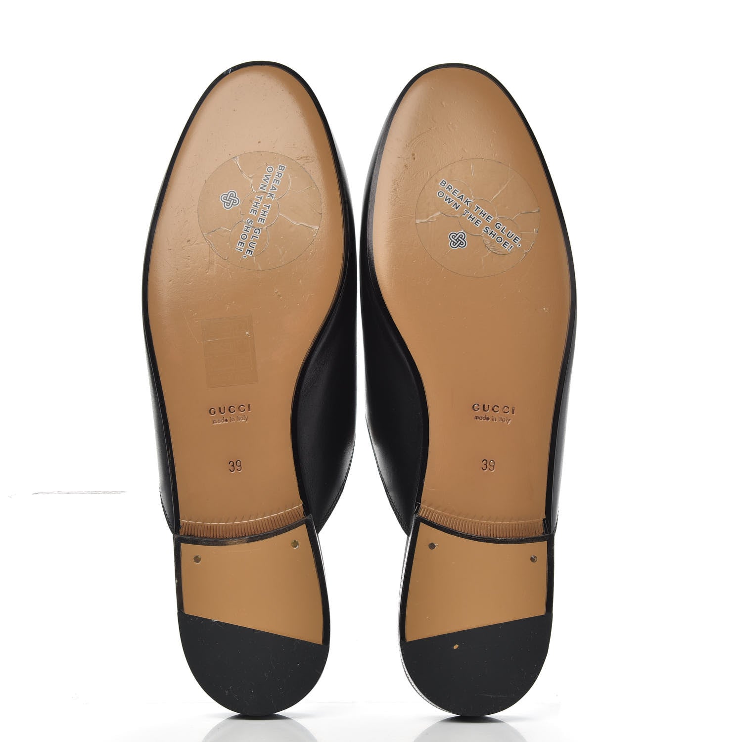 Gucci Calfskin Womens Princetown Slippers 39 Black 5 of 10