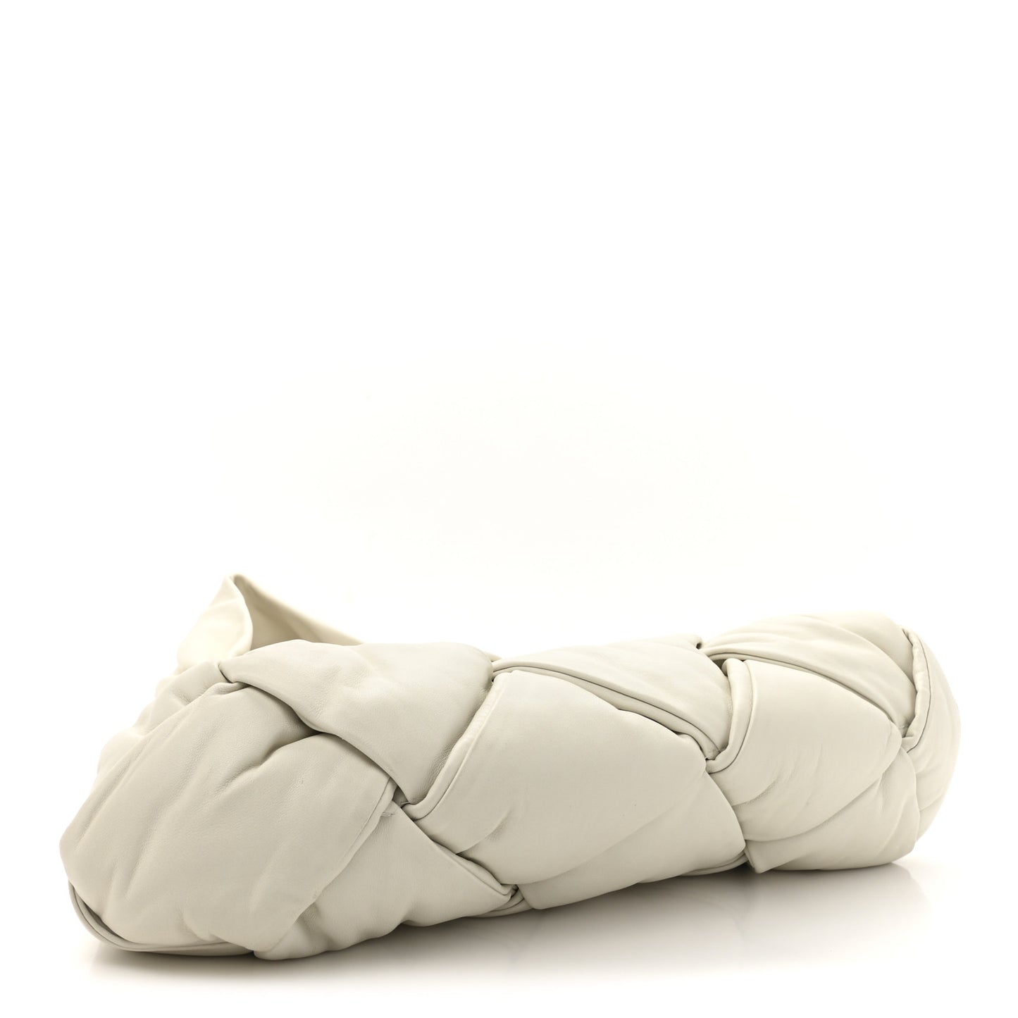 Lambskin Padded Lock Tote White