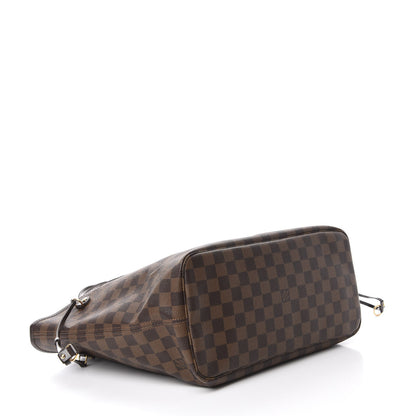 Louis Vuitton Damier Ebene Neo Neverfull MM Rose Ballerine 4 of 10